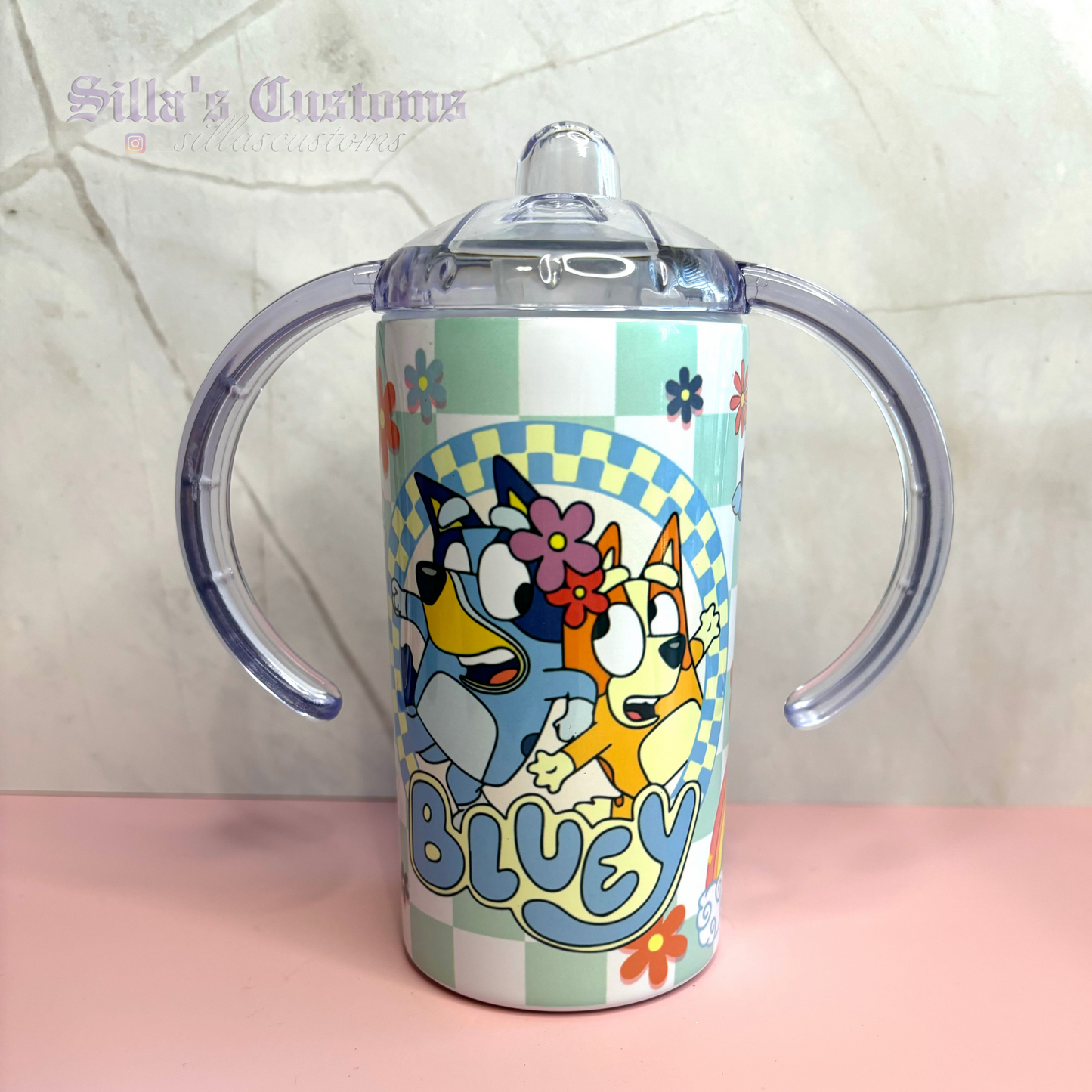 Blue Dog Tumbler/Sippy Cup