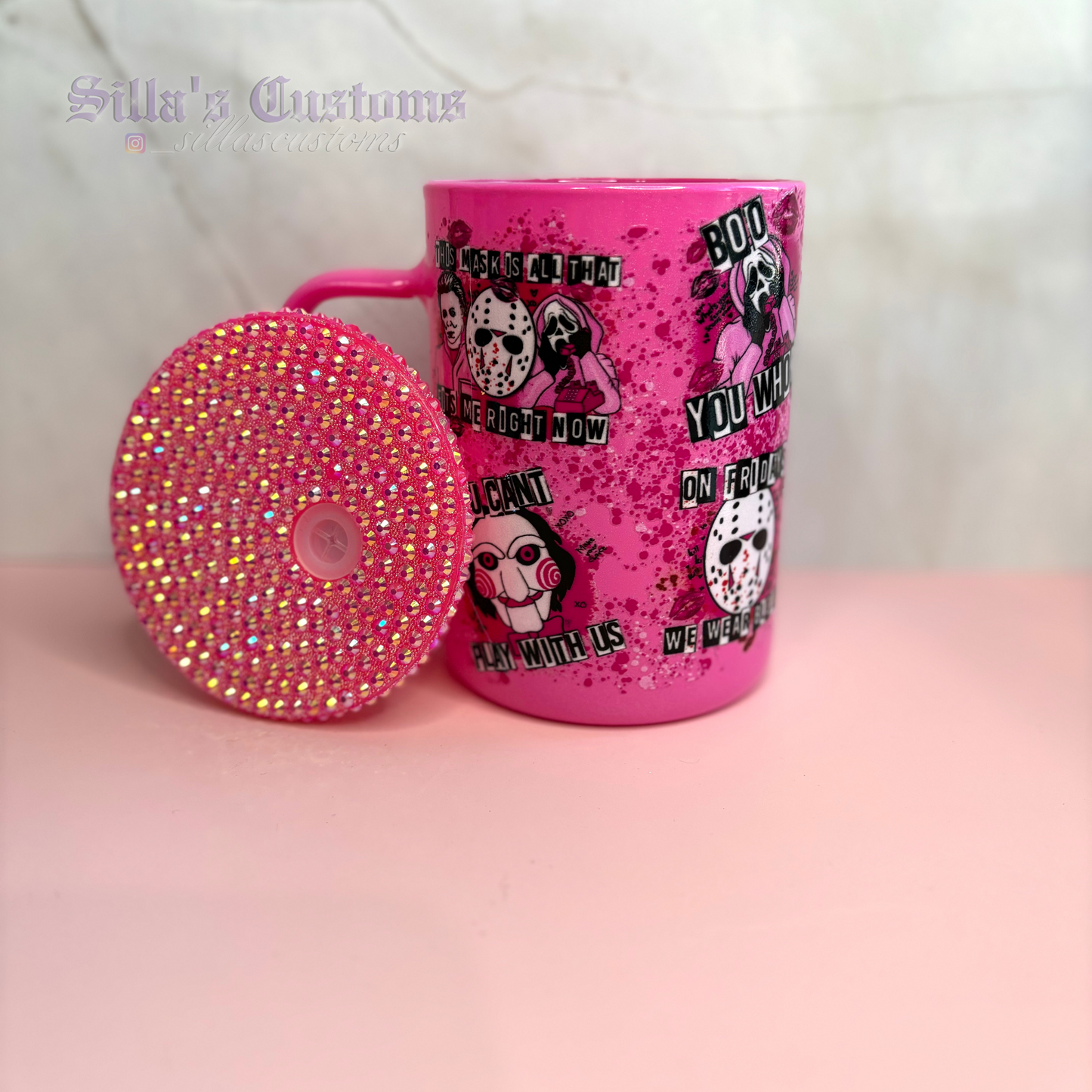 Girly Horror Glass Mug