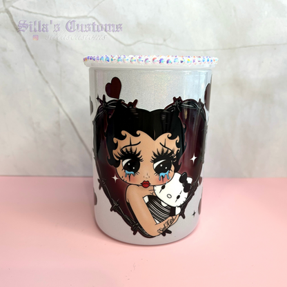 Kitty & Betty Glass Mug