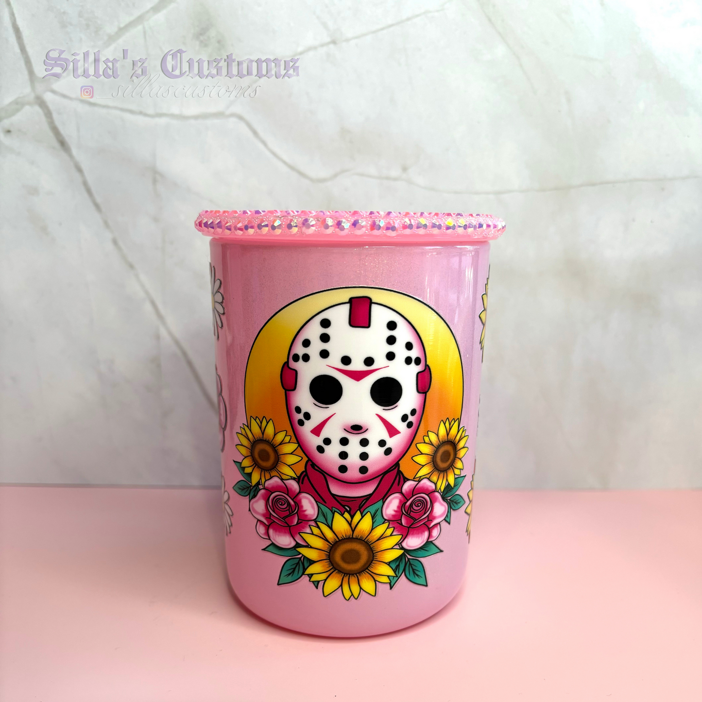 Jason Sunflower Glass Mug