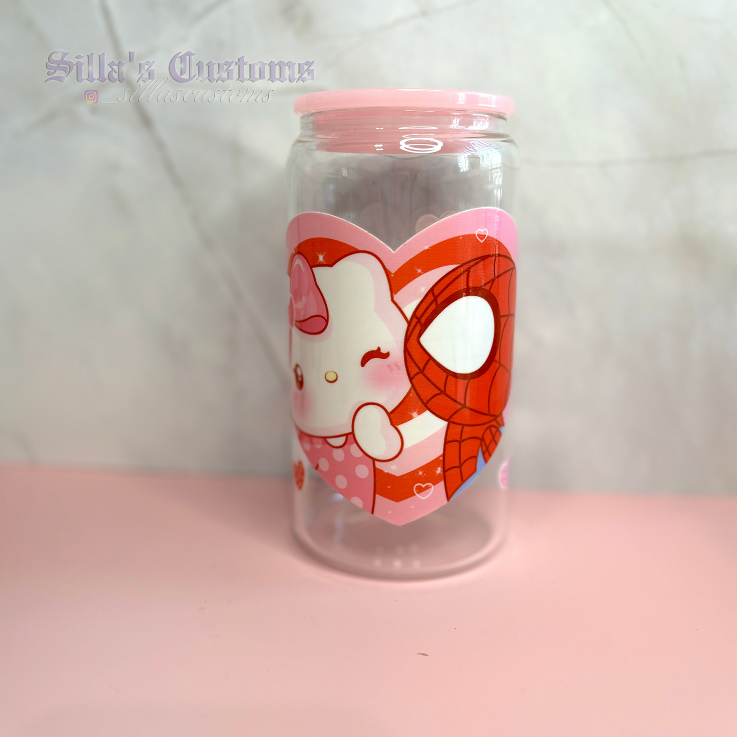 Kitty & Spider Libby Glass