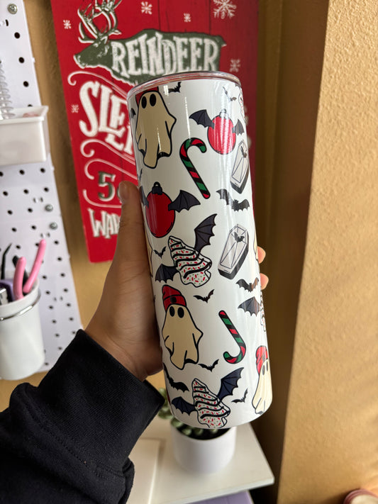 Christmas Ghost 20oz Tumbler