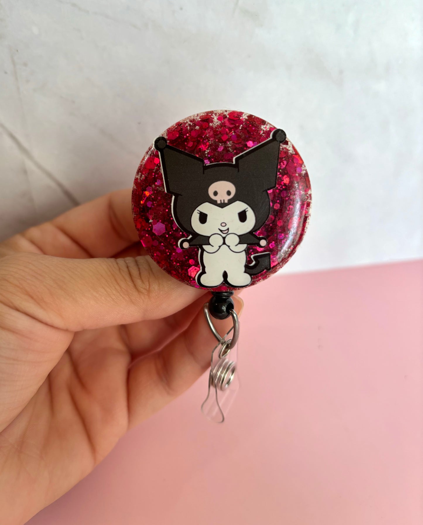 Cute Kitty Badge Reel