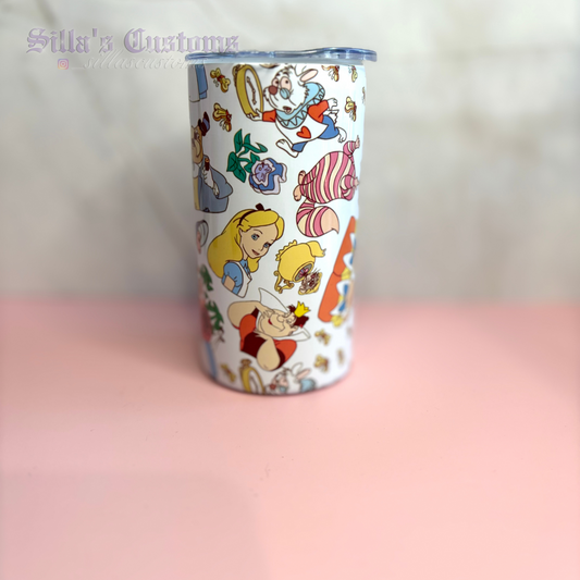 Wonderland Tumbler/Sippy Cup