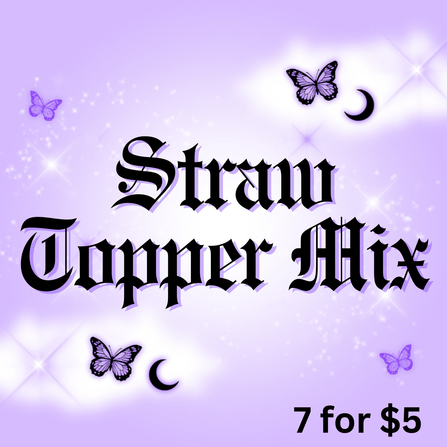 Straw Topper Mix